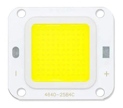 COB LED диод 50Вт DC 12В-13.5В холодный белый 6500К