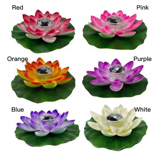 ПЛАВАЮЩИЕ СОЛНЕЧНЫЕ СВЕТОДИОДНЫЕ СВЕТОДИОДНЫЕ ЛАМПЫ ДЛЯ БАССЕЙНА LOTUS