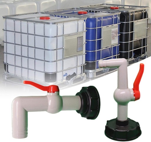 Выпускной клапан IBC S60x6 IBC, шаровой кран 90 градусов