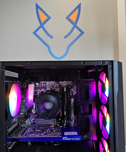GAMINGOWY_RYZEN 7 8 rdzeni 16 wątków _16GB_ RX 6600 8GB_SSD 1TB M2_ WIFI