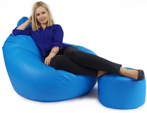 Пуф Кресло XXXL BLUE sako pouffs подарочный шар