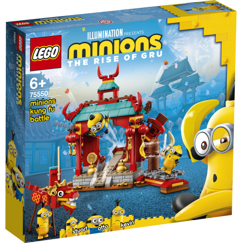 LEGO 75550 МИНЬОНЫ - МИНЬОНЫ И БОРЬБА КУНГ-ФУ