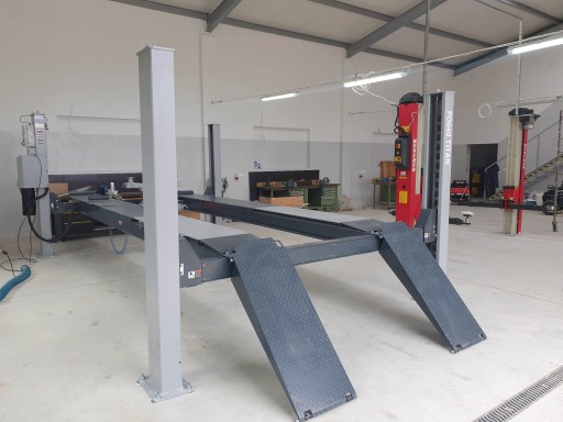 Podnośnik czterokolumnowy 6,4T pod geometrię PO640
