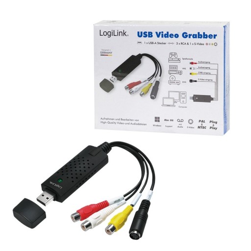 Grabber Logilink audio wideo USB 2.0 Windows 11