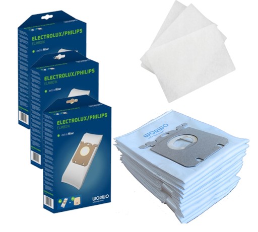 12x WORKI DO ODKURZACZA ELECTROLUX AEG ELMB01K