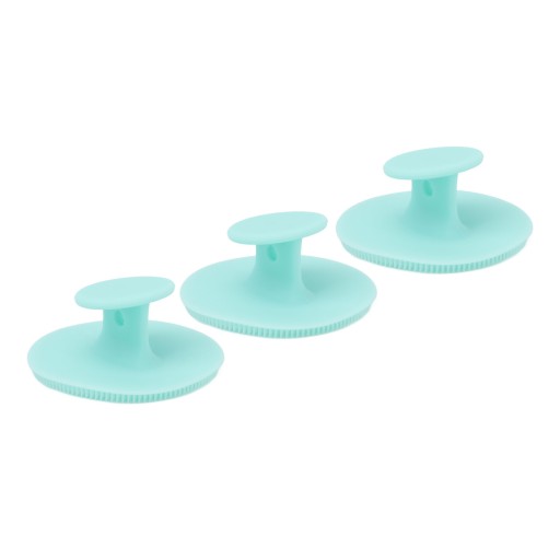3pcs facial cleansing brush soft silicone facial cleansing brush for exfoli
