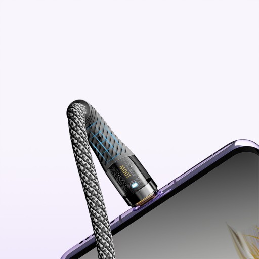 Кабель USB-C - USB C PD 1,2 м, прочная оплетка, кабель типа C, двусторонний ROCK