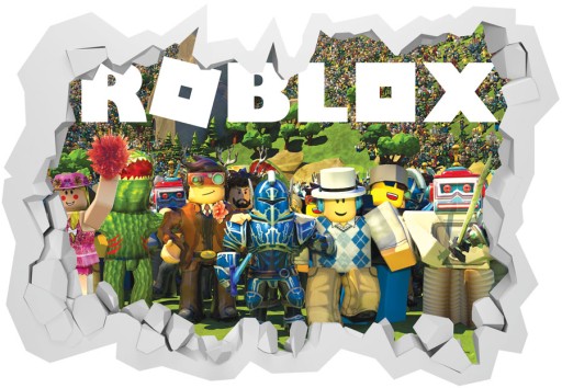 3D наклейки Roblox для детей 100х70