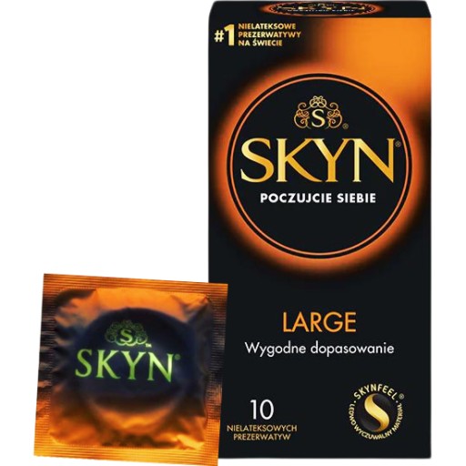 Презервативы UNIMIL SKYN LARGE 10 шт безлатексные увеличенные.