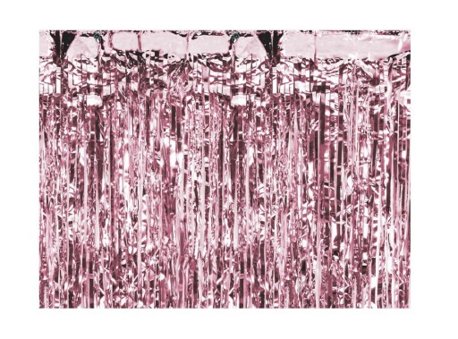 Kurtyna Lameta Party Rose Gold 90x250cm