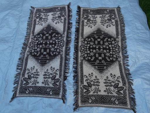 kilim retro vintage PRL 54X130 cm KOMPLET