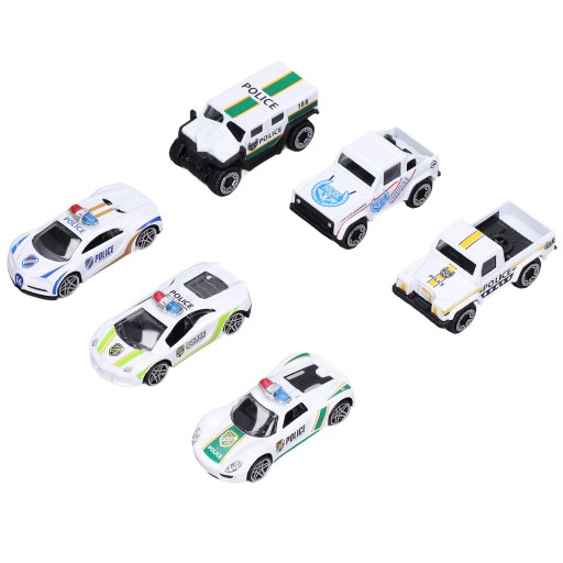 Набор металлических автомобильных игрушек 6шт 1:64