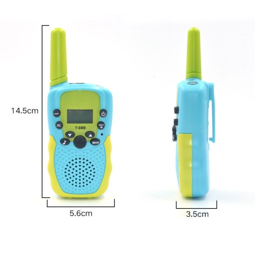Рация детская 3 шт. Т-388 3КМ 12х БЕСПЛАТНЫЕ БАТАРЕИ