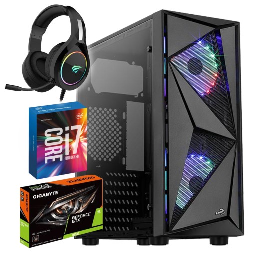 BSG Striker Komputer Gamingowy Do Gier I7 16GB 512SSD NVIDIA RTX 3050 Win10