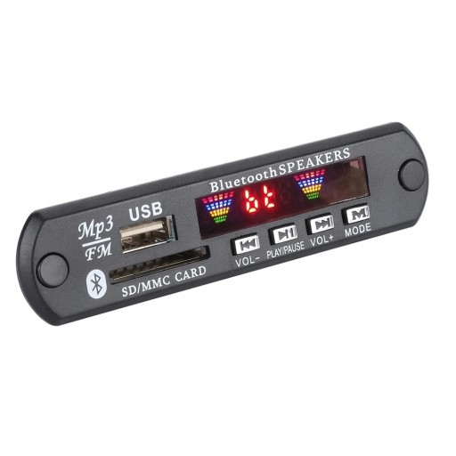 МОДУЛЬ BLUETOOTH-ПЛЕЕРА MP3 AUX РАДИО ПУЛЬТ ДУ USB