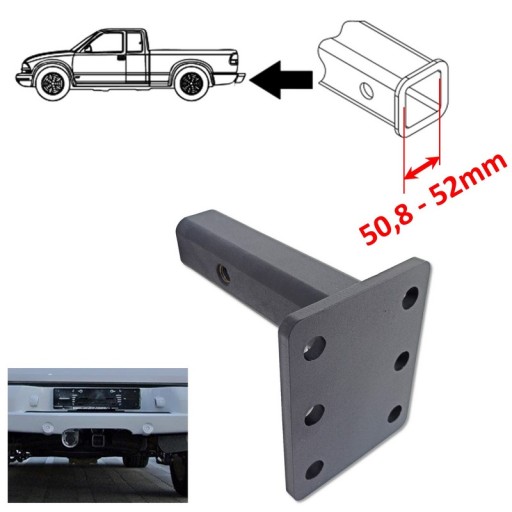 Adapter Haka Hol. Regulacja Wysokości USA 50x50mm do Dodge Ram 1500 2018-