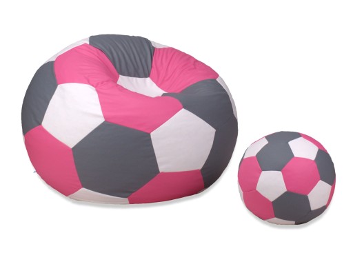 Трехцветный BALL PUFA 450л 100см + табурет для ног EGATO
