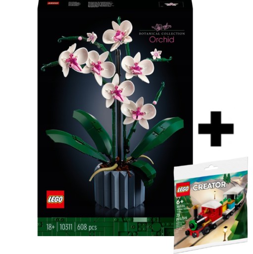 LEGO CREATOR EXPERT ICONS ORCHID 10311 + РОЖДЕСТВЕНСКИЙ НАБОР LEGO 30584