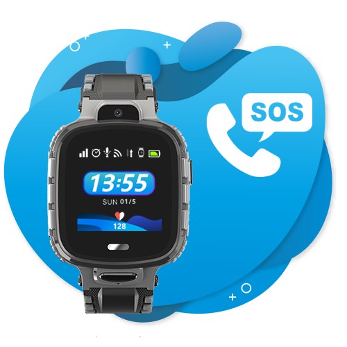 УМНЫЕ ЧАСЫ ДЛЯ ДЕТЕЙ CALMEAN ACTIVE GPS IP67 SIM