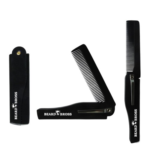 Набор для бороды My Kartacz Brush Кремовый гребешок для густой бороды