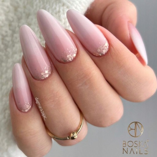 Лак гибридный BOSKA NAILS БЕЛЫЙ ЧЕРНЫЙ + пилка