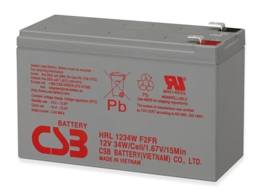 Akumulator CSB HRL1234W F2FR 12V 9Ah AGM