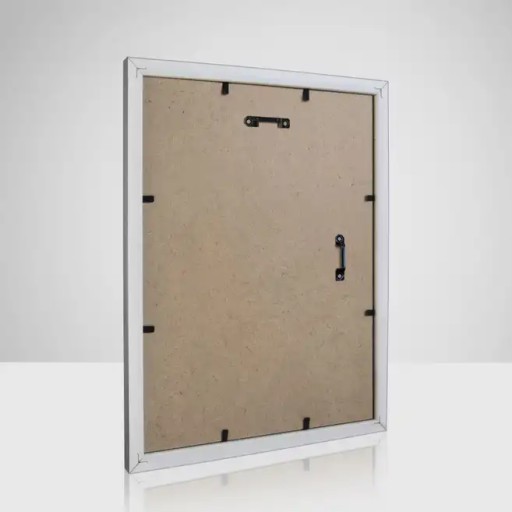 Ramka na zdjęcia KNOR 40x50 cm srebrna, zestaw 2 ramek na plakaty