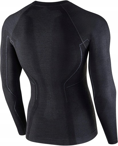 BRUBECK KOSZULKA BLUZA TERMOAKTYWNA MĘSKA WEŁNA MERINO CIEPŁA TREKKING XXL