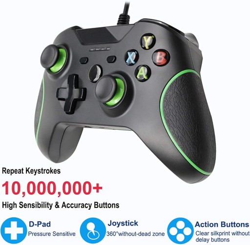 Ulepszony kontroler przewodowy na Xbox One –