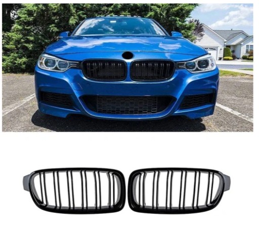 Решетка для почек BMW F30 F31 F32 F36 M3 Глянцевый Черный