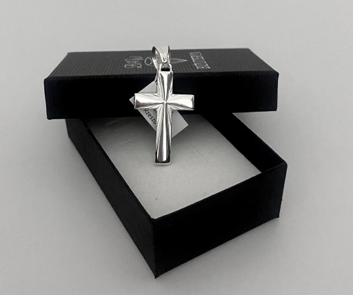 Серебряная цепь Pr.925 8 мм теста 60 см + крест
