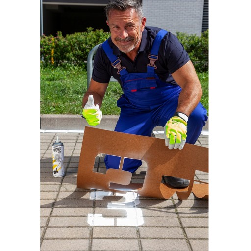 Линейная краска AMPERE TRAFFIC PAINT YELLOW 1 шт. 500мл