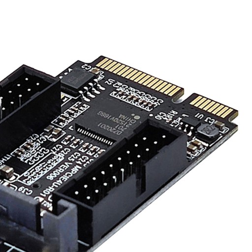 Карта расширения PCIe 4-портовая карта расширения