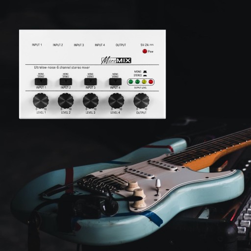 Аудиомикшер DJ Sound Mixing Console Белый