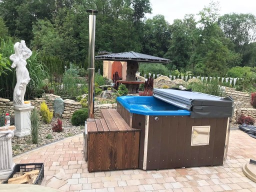 Balia beczka kąpielowa jacuzzi spa ogrodowe hit