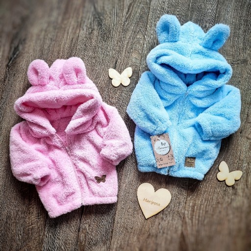 Bluza miś Teddy z uszami różowa