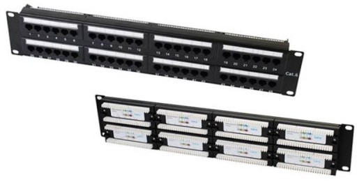 ПАТЧ-ПАНЕЛЬ CAT 5 2U 48 ПОРТОВ 19 ДЮЙМОВ LANON
