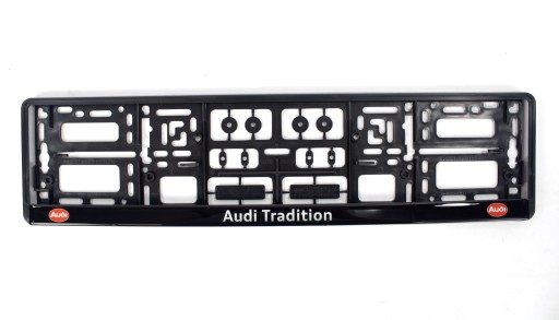AUDI TRADITION РАМКА НОМЕРНОГО ЗНАКА НАДПИСЬ