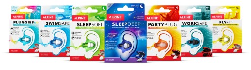 ALPINE пробки для дренажа ушей детские.
