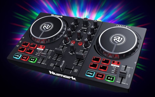 NUMARK PARTY MIX II MKII DJ КОНСОЛЬНЫЙ МИКШЕР + НАУШНИКИ