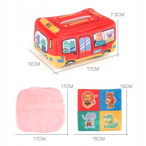 Игрушки из коробки для салфеток Монтессори Жонглирование шарфами