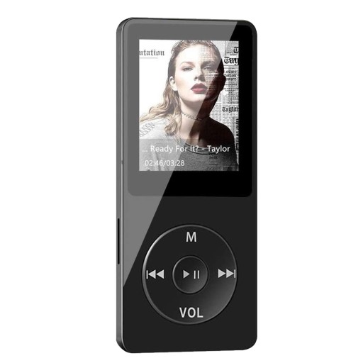 ПОРТАТИВНЫЙ МУЗЫКАЛЬНЫЙ ПЛЕЕР MP3 BLUETOOTH 5.0 HI-FI 16 ГБ + НАУШНИКИ