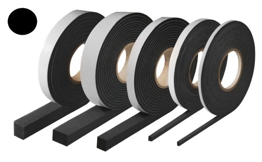 Taśma Rozprężna Uszczelka Okienna Dekarska 40mm x30mm ANTRACYT 5,6mb