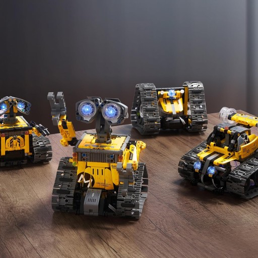 ZABAWKA KLOCKI CODE PROGRAMOWANY ROBOT RC 672 ELEMENTY APP KONTROLA + LED