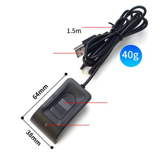 USB-МИНИ-СЧИТЫВАТЕЛЬ ОТПЕЧАТКОВ ПАЛЬЦЕВ ДЛЯ КОМПЬЮТЕРА