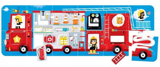 Пазл с дыркой Czu Czu Fire Truck 23 детали 2+