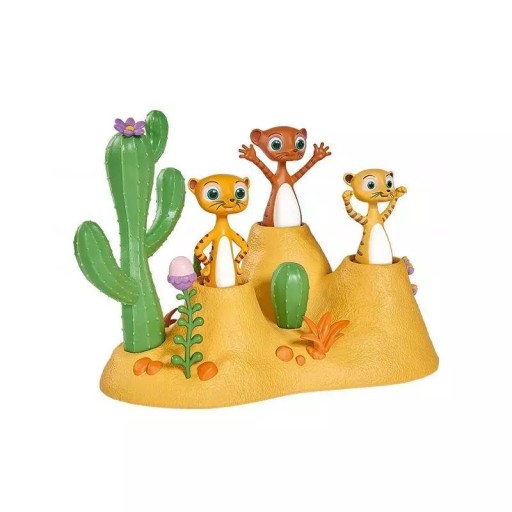Набор фигурок Wissper Desert World + 3 суриката