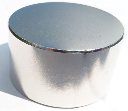 1x magnes neodymowy walcowy 100x20 magnesy neodym