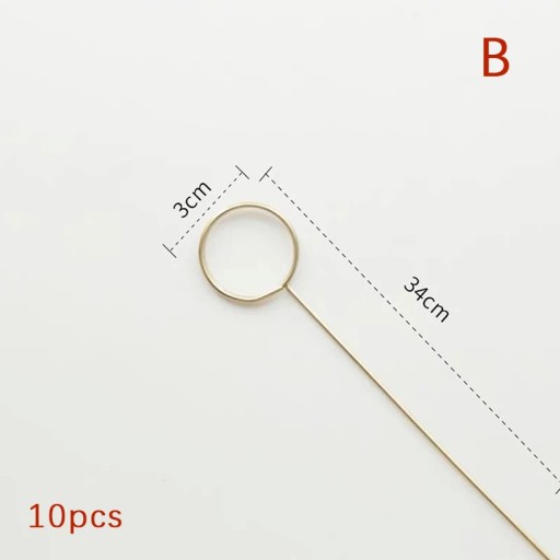 10pcs art card holder metal postcard clip flower shop special card