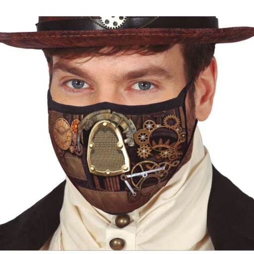 MASECZKA dla DOROSŁYCH ochronna STEAMPUNK cyber